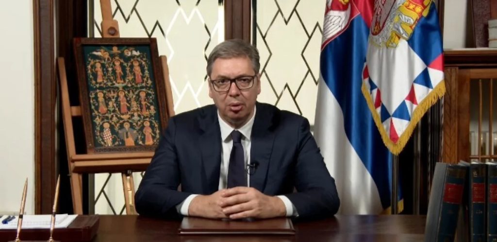 Aleksandar Vucic u obracanju na Instagramu