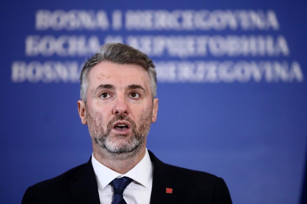 Sarajevo: Predsjednik Naše stranke Edin Forto obratio se medijima