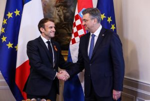 Zagreb: Premijer Plenković sastao se s predsjednikom Francuske Republike Emmanuelom Macronom